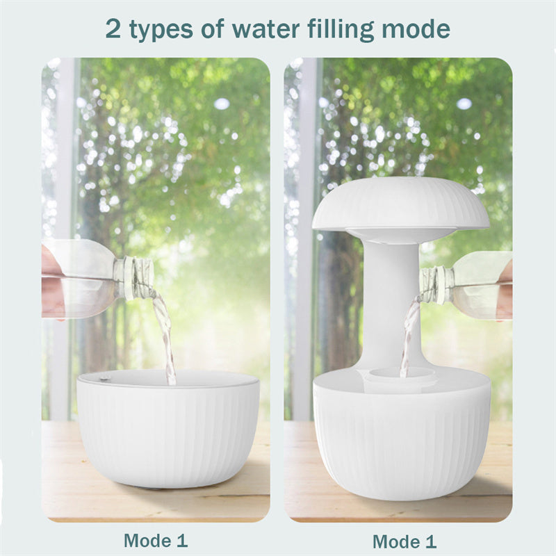 Levitating Anti-Gravity Cool Mist Humidifier | Whisper-Quiet Floating Water Droplets, Relieve Fatigue