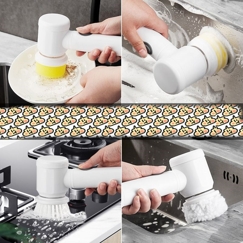 Multifunctional Rechargeable Electric Dishwashing Brush